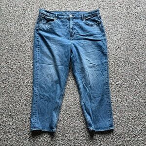 American Eagle Outfitters Blue Boyfriend Jeans Relaxed Fit